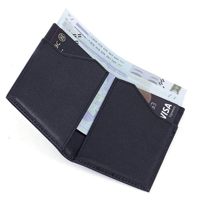 Rfid Slim Leather Credit Card Wallet