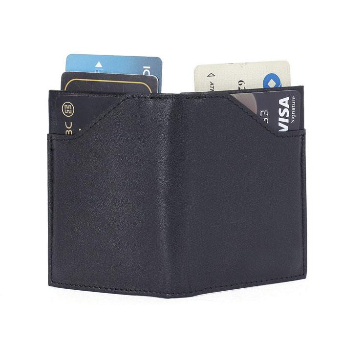 Rfid Slim Leather Credit Card Wallet