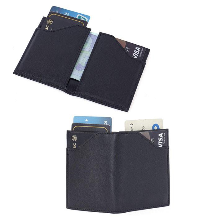 Rfid Slim Leather Credit Card Wallet