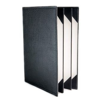 Faux Leather Hotel Valmynd Folder
