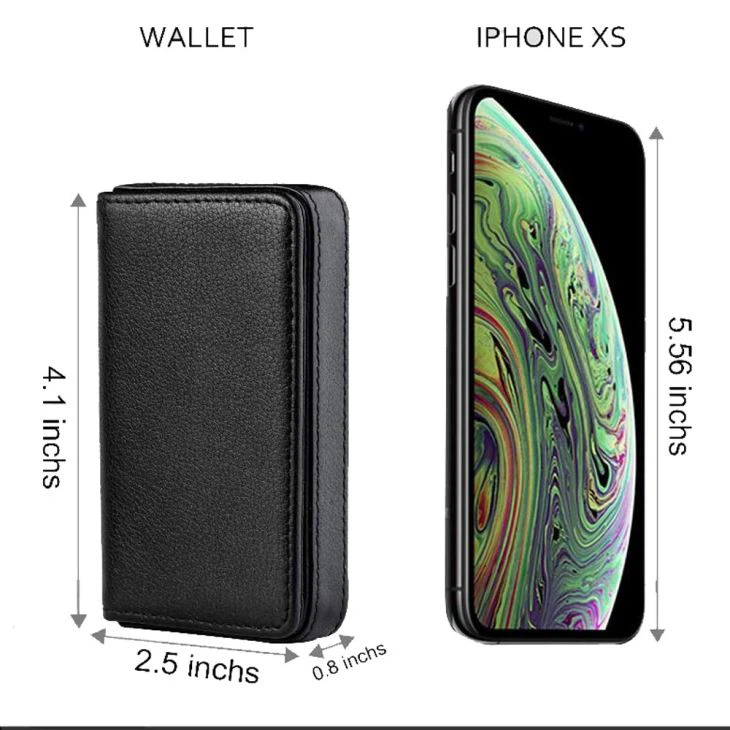 RFID Leather Credit Card Holder