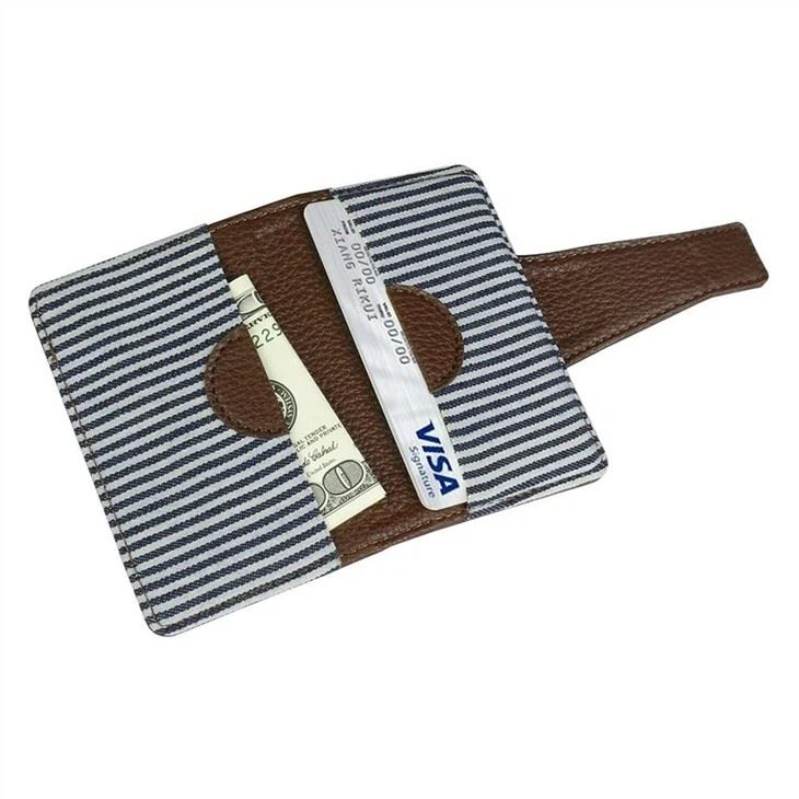 Back Stick Slim Leather Pocket Wallet