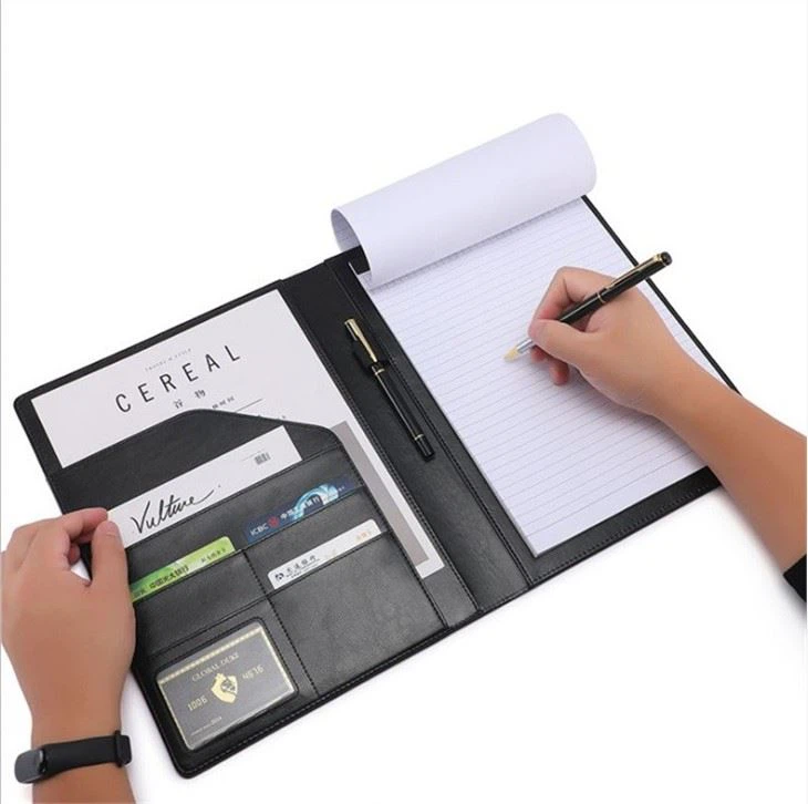 leather file folder