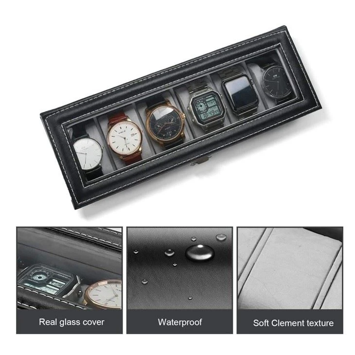 Leather Lockable Watch Box Leather Lockable Watch Box