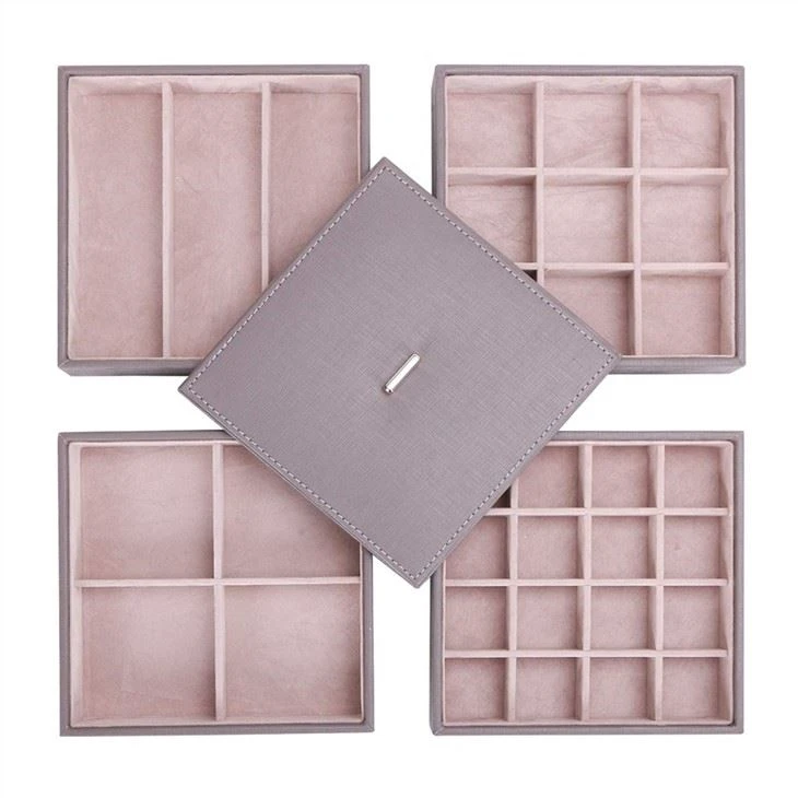Stackable Jewelry Trays With Lid