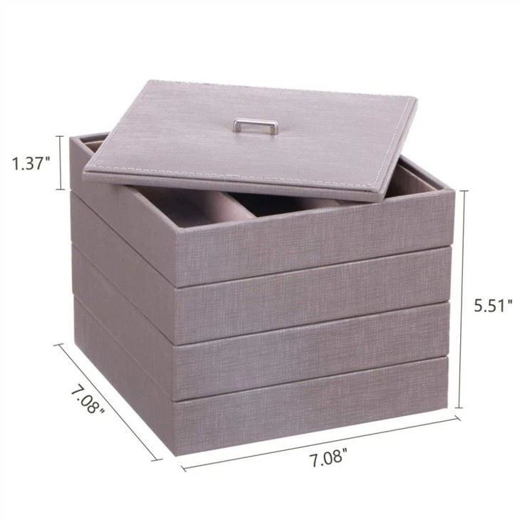 Stackable Jewelry Trays With Lid