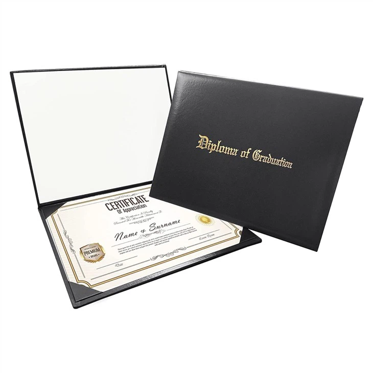 Leather Graduation Diploma Folder